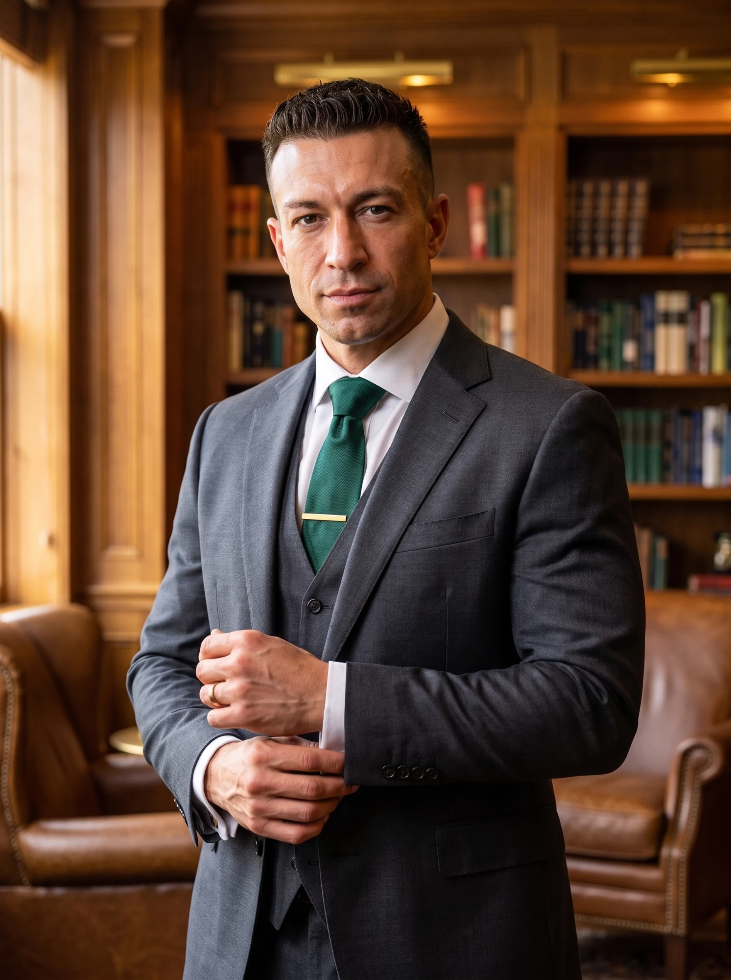 Nate Sillyman in the library — The KeepMore Company